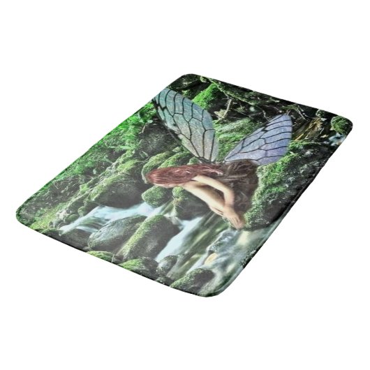 Mystic Fairy Forest Large Bath Mat (Gekanteld)