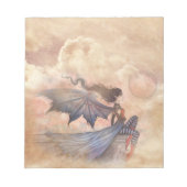 Mystic Fairy Vampire in Clouds Notitieblok (Voorkant)