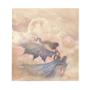 Mystic Fairy Vampire in Clouds Notitieblok