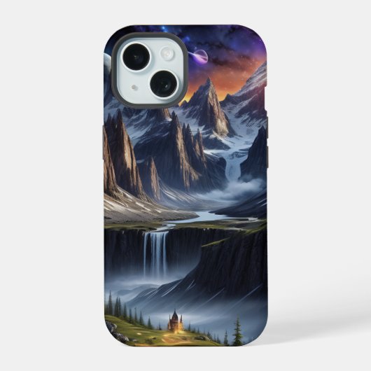 Mystic Fantasy World Phone Hoesje iPhone 15 Case (Achterkant)