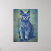 Mystic Feline Canvas Afdruk (Voorkant)