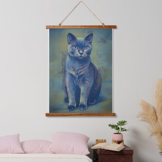 Mystic Feline Hangend Wandkleed (Slaapkamer)