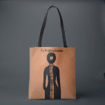 Mystic Feminine Energy Tragetasche Tote Bag<br><div class="desc">Minimalistische Tragetasche mit kraftvoller weiblicher Silhouette und goldener Energie-Linie. Ein zeitloses Kunstdesign, das Stärke und Balance ausstrahlt. Mehr als ein Accessoire, ein Statement für Energie und Ausdruck.</div>