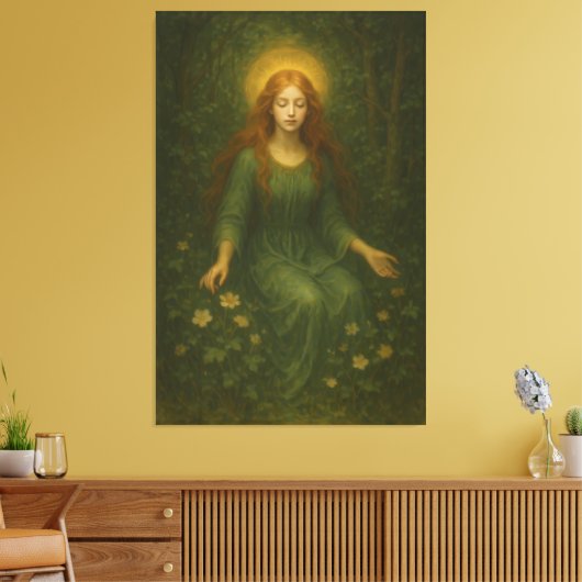 Mystic Fine Art Collection – Sacred Light Portrait Canvas Afdruk (Insitu (Woonkamer))