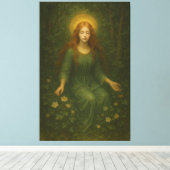Mystic Fine Art Collection – Sacred Light Portrait Canvas Afdruk (Insitu (Houten vloer))