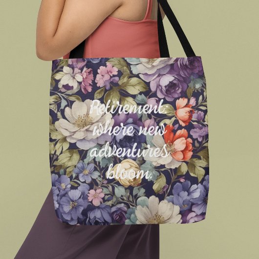 Mystic Flowers Custom Retirement Gifts voor Haar M Tote Bag