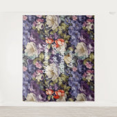 Mystic Flowers Custom Retirement Gifts voor Haar M Wandkleed (Voorkant)