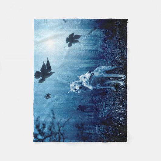 Mystic Forest Fleece Deken (Voorkant)