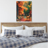“Mystic Forest Gateway” Canvas Afdruk (Insitu (Slaapkamer))