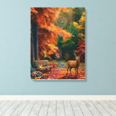 “Mystic Forest Gateway” Canvas Afdruk (Insitu (Houten vloer))