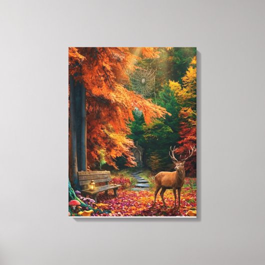 “Mystic Forest Gateway” Canvas Afdruk (Voorkant)