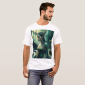 Mystic Forest Guardian – Enchanted Streamlight T-shirt (Voorkant volledig)