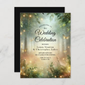 Mystic Forest Meadow Magic Kaart (Voorkant / Achterkant)