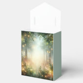 Mystic Forest Meadow Magic Monogram Trouw Bedankdoosjes (Geopend)
