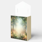 Mystic Forest Meadow Magic Monogram Trouw Bedankdoosjes (Geopend)