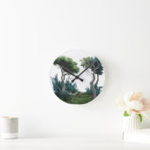 Mystic Forest Path - Natuur geïnspireerde kunstmuu Ronde Klok (Huis)