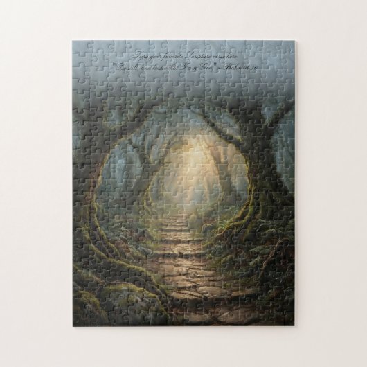 Mystic Forest Path Spiritual Jigsaw Puzzle Legpuzzel (Verticaal)