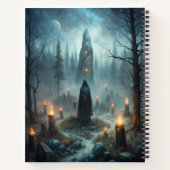 Mystic Forest Rituals - Aangepaste Heksenjournaal Notitieboek (Achterkant)