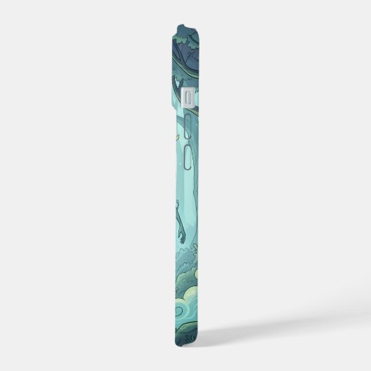 Mystic Forest Spirits iPhone 15 Case (Linkerkant)