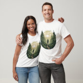 Mystic Forest Trek - Bos Trailblazing T-shirt (Unisex)