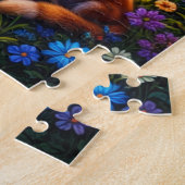 Mystic Forest Waterfall Puzzle Legpuzzel (Zijkant)