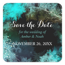 Mystic Forest Wedding Save the Date