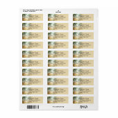 Mystic Forest Weide Magie Honey Retouradres Etiket (Full Sheet)