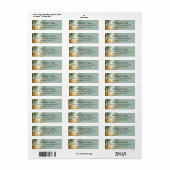 Mystic Forest Weide Magie Sage Retouradres Etiket (Full Sheet)