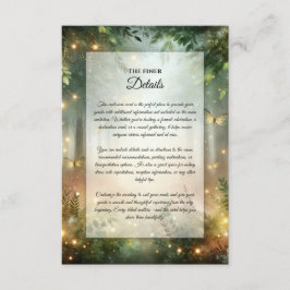 Mystic Forrest Meadow Magic Informatiekaartje