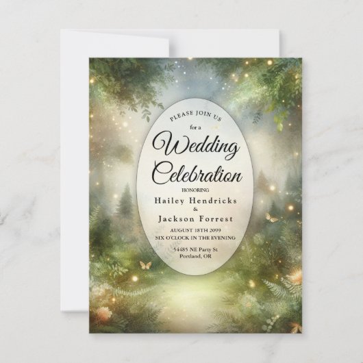 Mystic Forrest Meadow Magic Kaart (Voorkant)