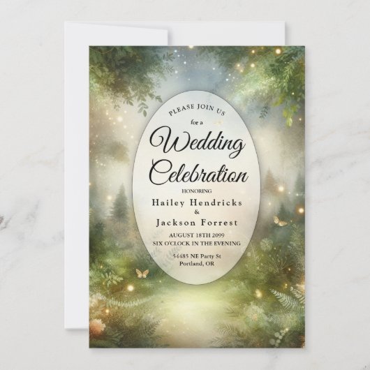 Mystic Forrest Meadow Magic Kaart (Voorkant)