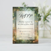 Mystic Forrest Meadow Magic RSVP Kaartje (Staand voorkant)