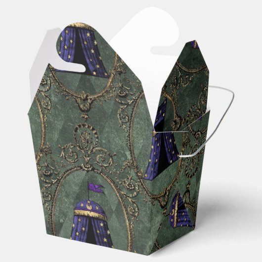 Mystic Fortune Teller Circus Party Bedankdoosjes (Geopend)