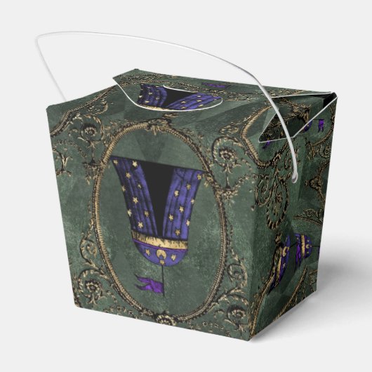 Mystic Fortune Teller Circus Party Bedankdoosjes (Achterkant)