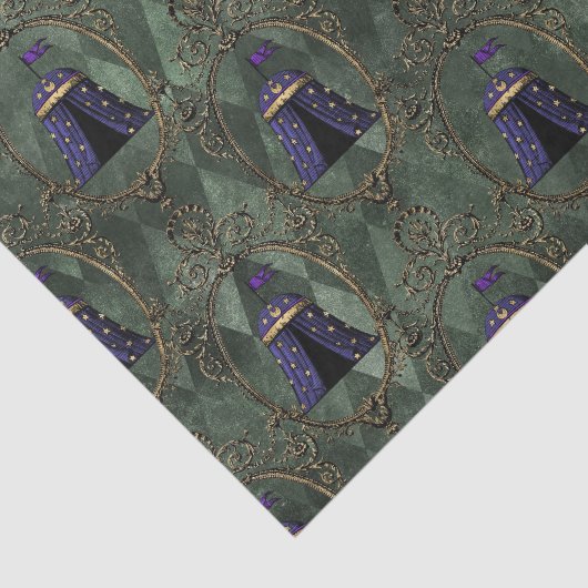 Mystic Fortune Teller Circus Party Tissuepapier (Detail)