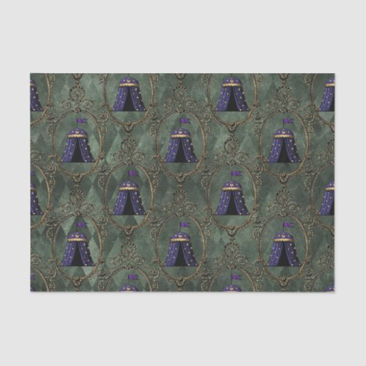 Mystic Fortune Teller Circus Party Tissuepapier (Voorkant)