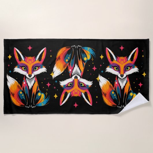 Mystic Fox Strandlaken (Voorkant)