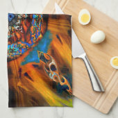 Mystic Fractal Kitchen Towel Theedoek (Quarter Fold)