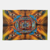 Mystic Fractal Kitchen Towel Theedoek (Horizontaal)