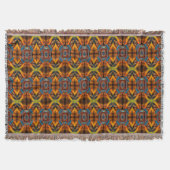 Mystic Fractal Throw Blanket Deken (Voorkant)