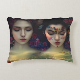 Mystic Garden: Bloemen dromen Accent Kussen