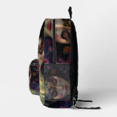 Mystic Garden: Bloemen dromen Bedrukte Rugzak (Rechts)