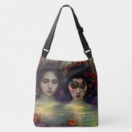 Mystic Garden: Bloemen dromen Crossbody Tas