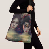 Mystic Garden: Bloemen dromen Crossbody Tas (Dichtbij)