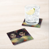 Mystic Garden: Bloemen dromen Kartonnen Onderzetters (Insitu)