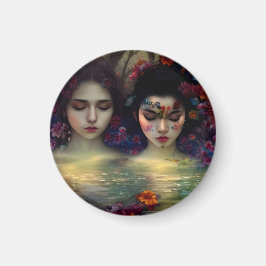 Mystic Garden: Bloemen dromen Magneet