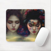 Mystic Garden: Bloemen dromen Muismat (Met muis)