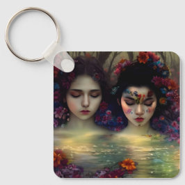 Mystic Garden: Bloemen dromen Sleutelhanger