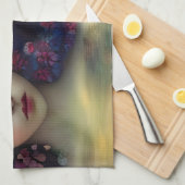 Mystic Garden: Bloemen dromen Theedoek (Quarter Fold)