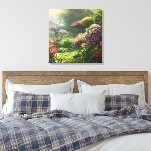 Mystic Garden Canvas Afdruk (Insitu (Slaapkamer))